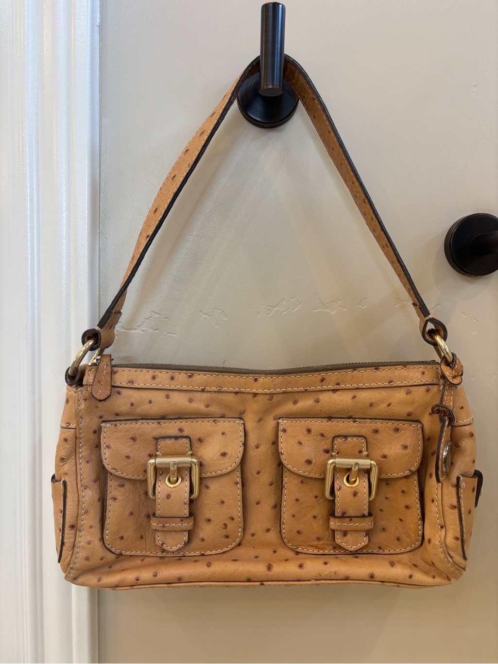 Dooney & Bourke Ostrich Leather Satchel